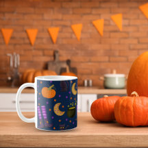 Motif d'Halloween mignon et fantaisiste