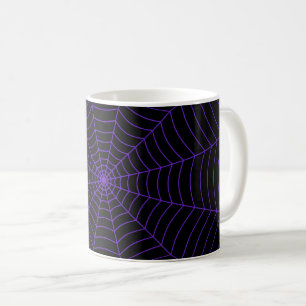 Mug Motif d'Halloween violet noir