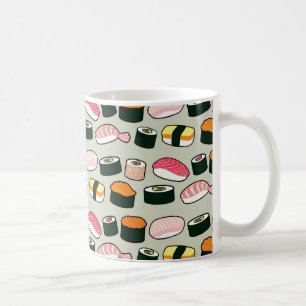 Mug Motif d'illustrations d'amusement de sushi