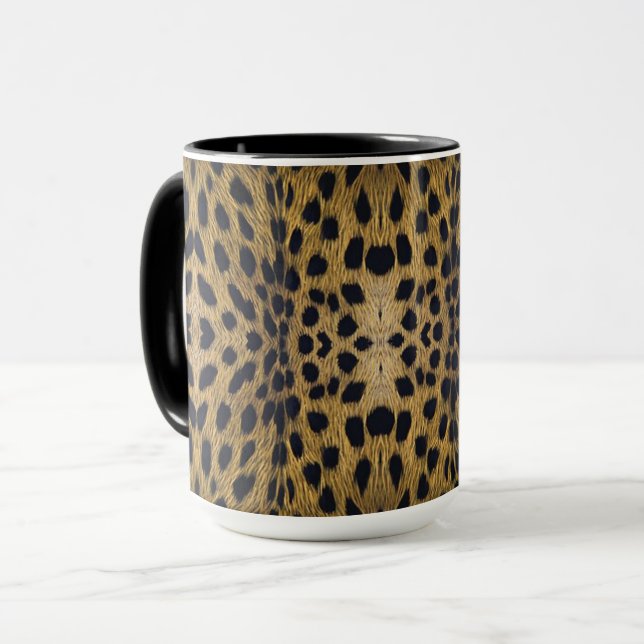 Mug Motif d'impression Cheetah (Devant gauche)