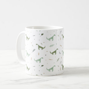 Mug Motif Dinosaure Vert