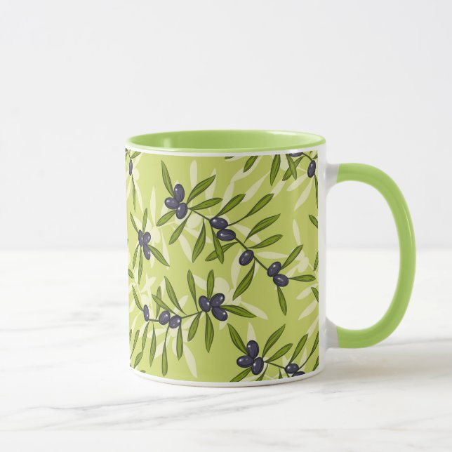 Mug Motif d'olive (Droite)