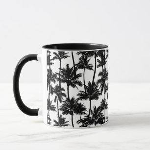 Mug Motif d'ombre Palm Tree