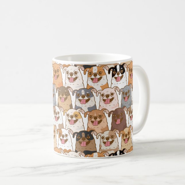 Mug Motif du Chihuahua (Devant droit)