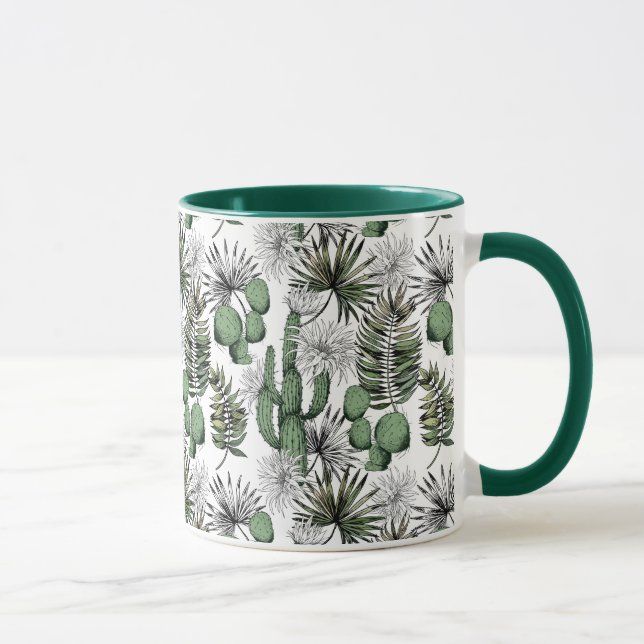 Mug Motif du désert de Cactus (Droite)