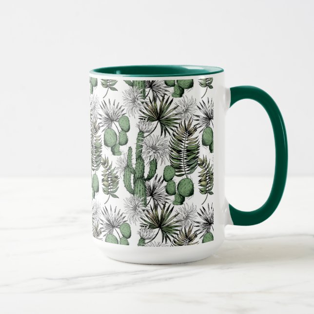 Mug Motif du désert de Cactus (Droite)