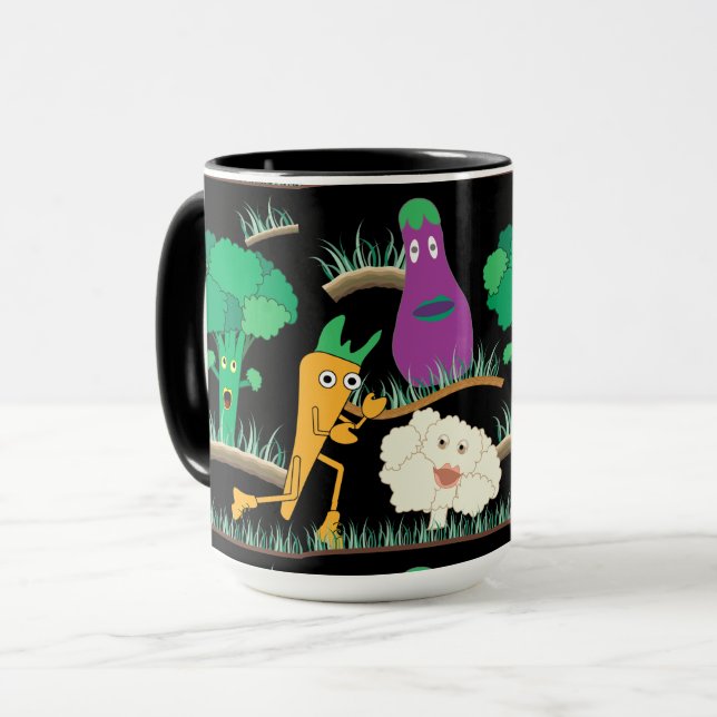 Mug Motif du jardin (Devant gauche)