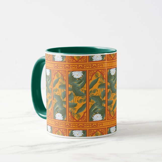 Mug Motif du panneau botanique du coucher de soleil -  (Devant gauche)
