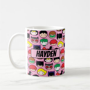 Mug Motif en chef de la Ligue de justice de Chibi