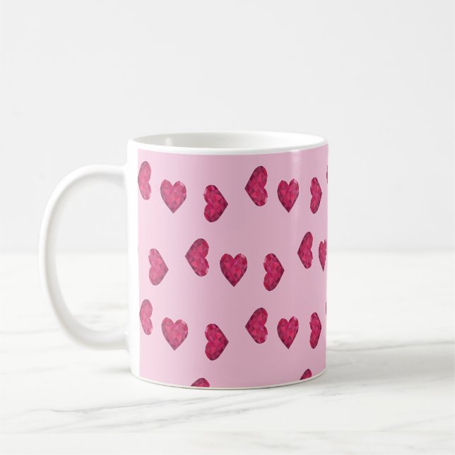 Mug Motif en cristal rose (Gauche)