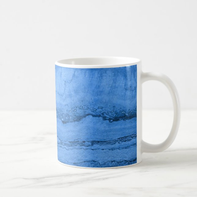 Mug Motif en granit bleu, marbre bleu, pierre bleue (Droite)