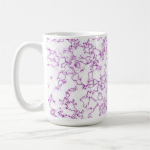Mug Motif en marbre violet