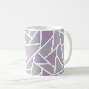 Mug Motif en mosaïque de lavande