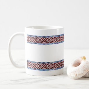 Mug Motif Estonien de ramassage 2 Ceintures tissées