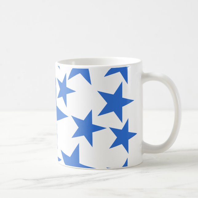 Mug Motif étoile bleue (Droite)