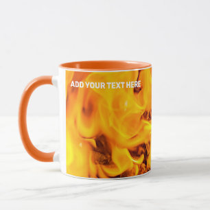 Mug Motif Feu Et Flames