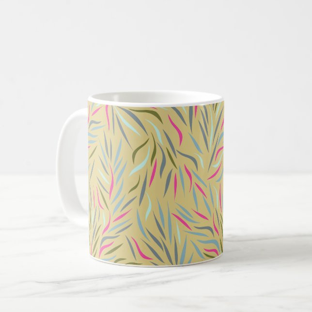 Mug Motif Feuille coloré (Devant gauche)