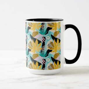 Mug Motif Feuille de la forêt tropicale tropicale