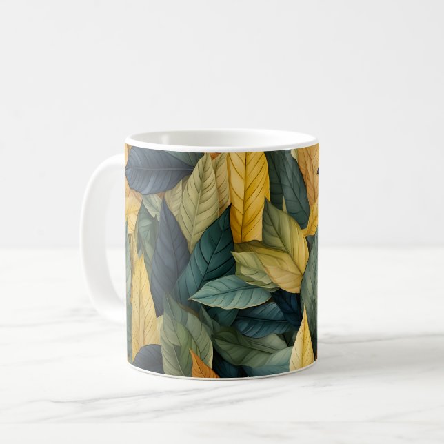 Mug Motif Feuilles d'automne (Devant gauche)