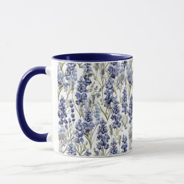 Mug Motif Fleur sauvage Bluebonnet, Texas State Flower (Gauche)