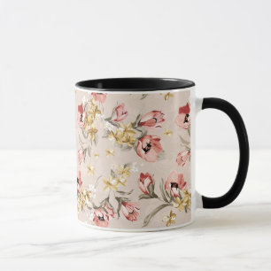 Mug Motif floral 3 d'élégance abstraite