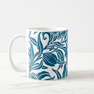 Mug Motif floral botanique vintage Art Nouveau