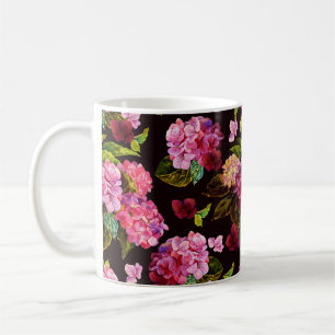 Mug Motif floral incomparable. Hydrangée sur une sur u