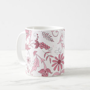 Mug Motif floral rose