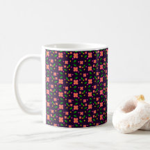 Motif floral vibrant sans couture sur fond violet