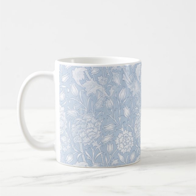 Mug Motif Floral William Morris en bleu (Gauche)