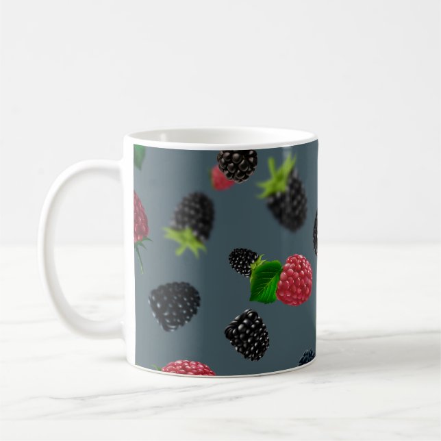 Mug Motif framboise 2 (Gauche)