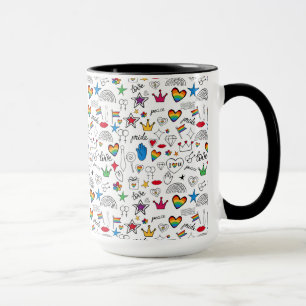 Mug Motif Gay pride Doodle