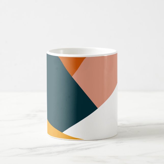 Mug Motif géométrique abstrait moderne de bloc de (Centre)