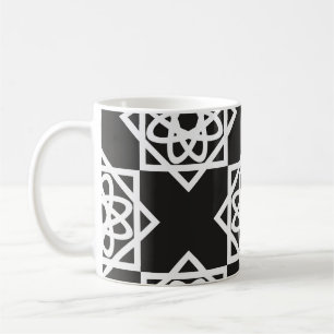 Mug Motif géométrique arabe. Décor d'art. Islam. Fleur