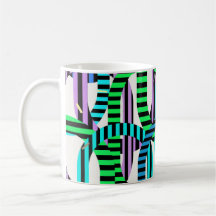 Motif géométrique Bauhaus coloré 