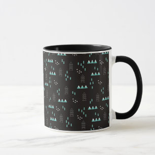 Mug Motif géométrique de nuit du pays des merveilles