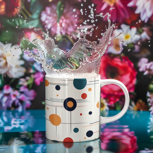 Mug Motif géométrique du milieu du siècle (Créateur téléchargé)
