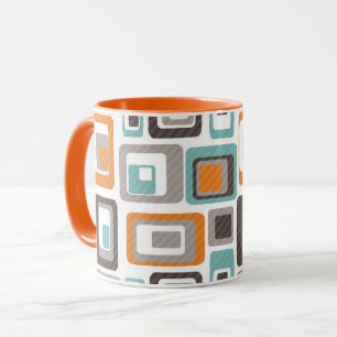 Mug Motif géométrique lumineux.