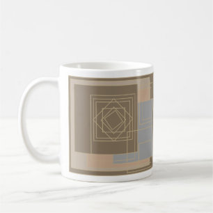 Mug motif géométrique moderne Abstrait