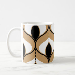 Mug Motif géométrique sans couture avec des lignes ond