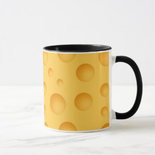 Mug Motif jaune de fromage