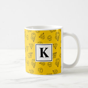 Mug Motif jaune   Monogramme