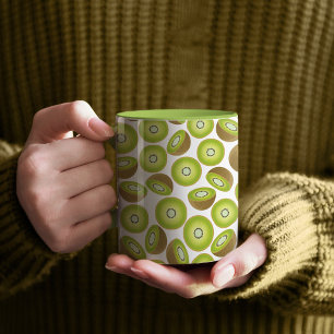 Mug Motif Kiwi coupé