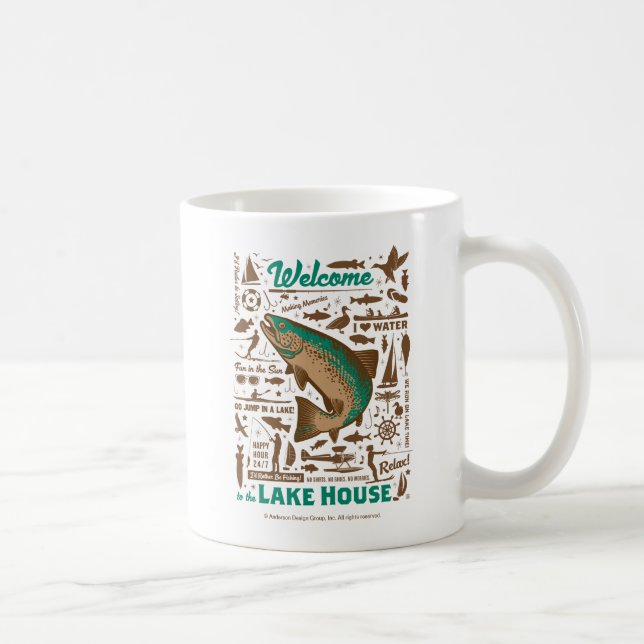 Mug Motif Lake House (Droite)