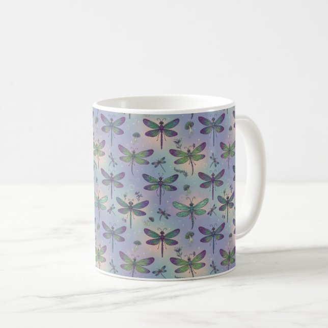 Mug Motif Libellule (Devant droit)
