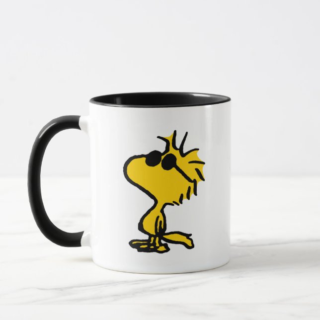 Mug Motif Lunettes de soleil Cool Woodstock (Gauche)