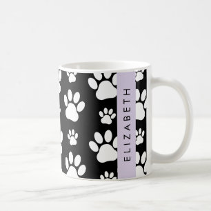 Mug Motif mâle, Patrouilles de chien, Noir et Blanc, V