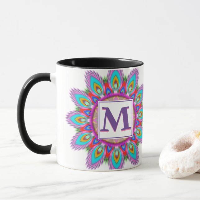 Mug motif Mandala (Avec donut)