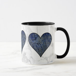 Mug Motif marbré en pierre bleue