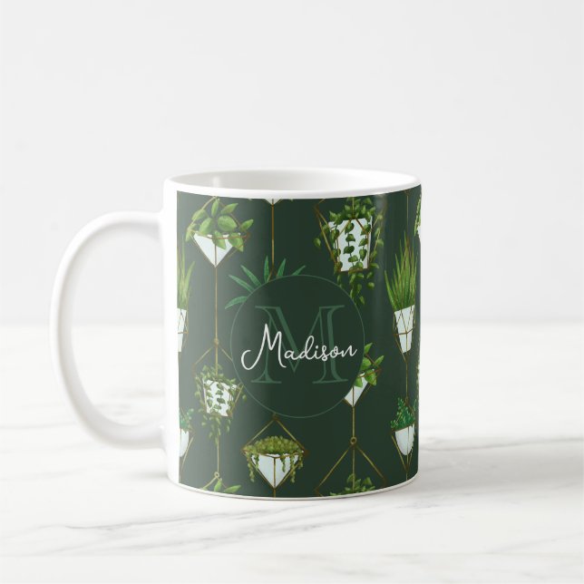 Mug Motif ménager à accrochage géométrique (Gauche)